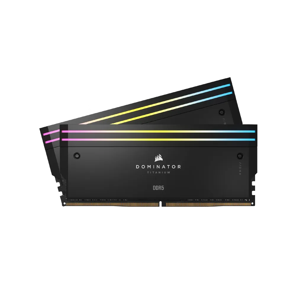 Corsair DOMINATOR TITANIUM RGB 黑色 CMP32GX5M2X6000C32 DDR5 6000MT s 32GB