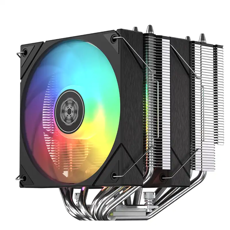 Silverstone Frost Mage FM 620 ARGB 高效能120mm PWM六熱管雙塔散熱器 黑色 CPU COOLER (SST-FM620B-ARGB)