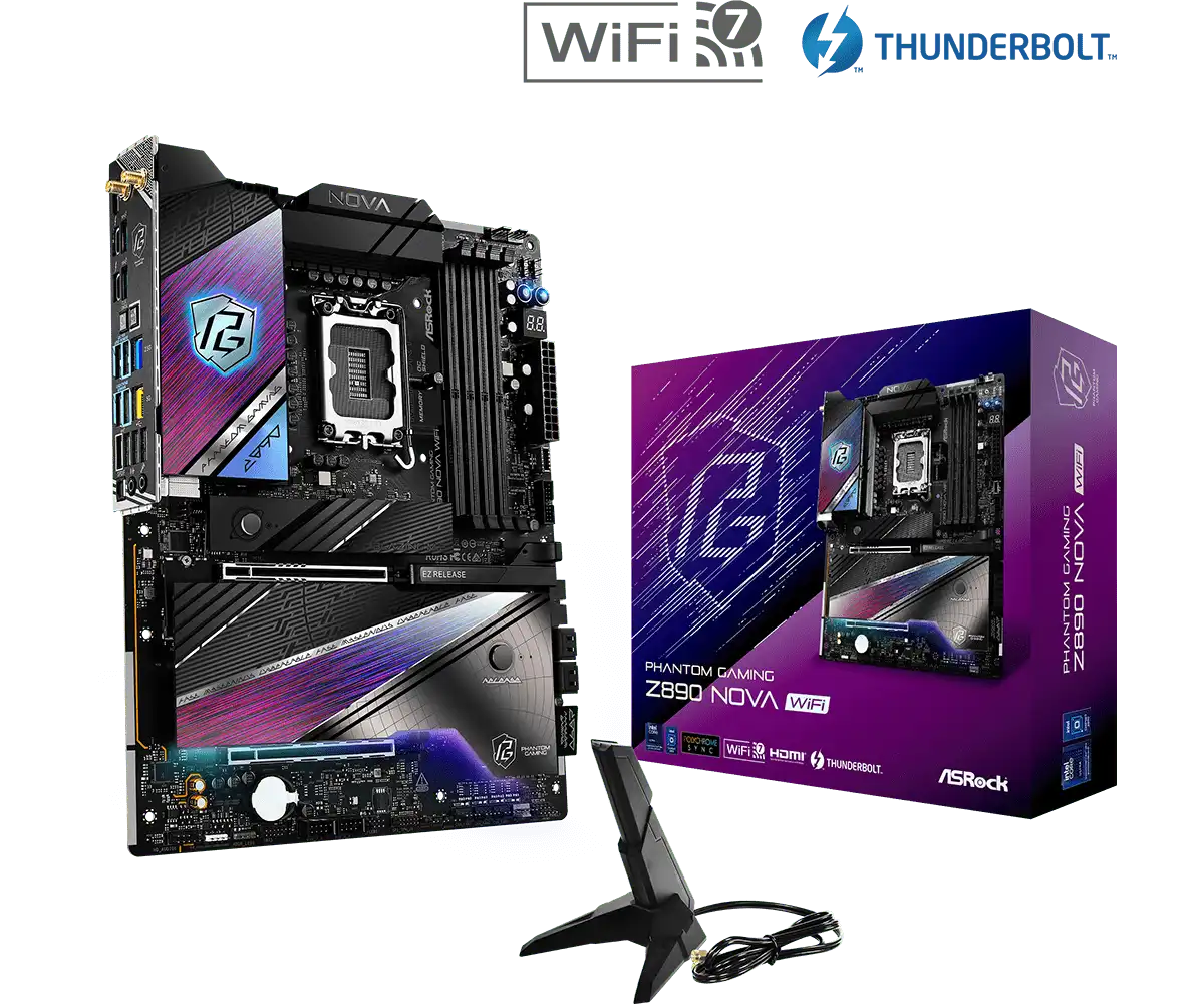 ASRock華擎 Z890 Nova WiFi LGA1851 ATX MB