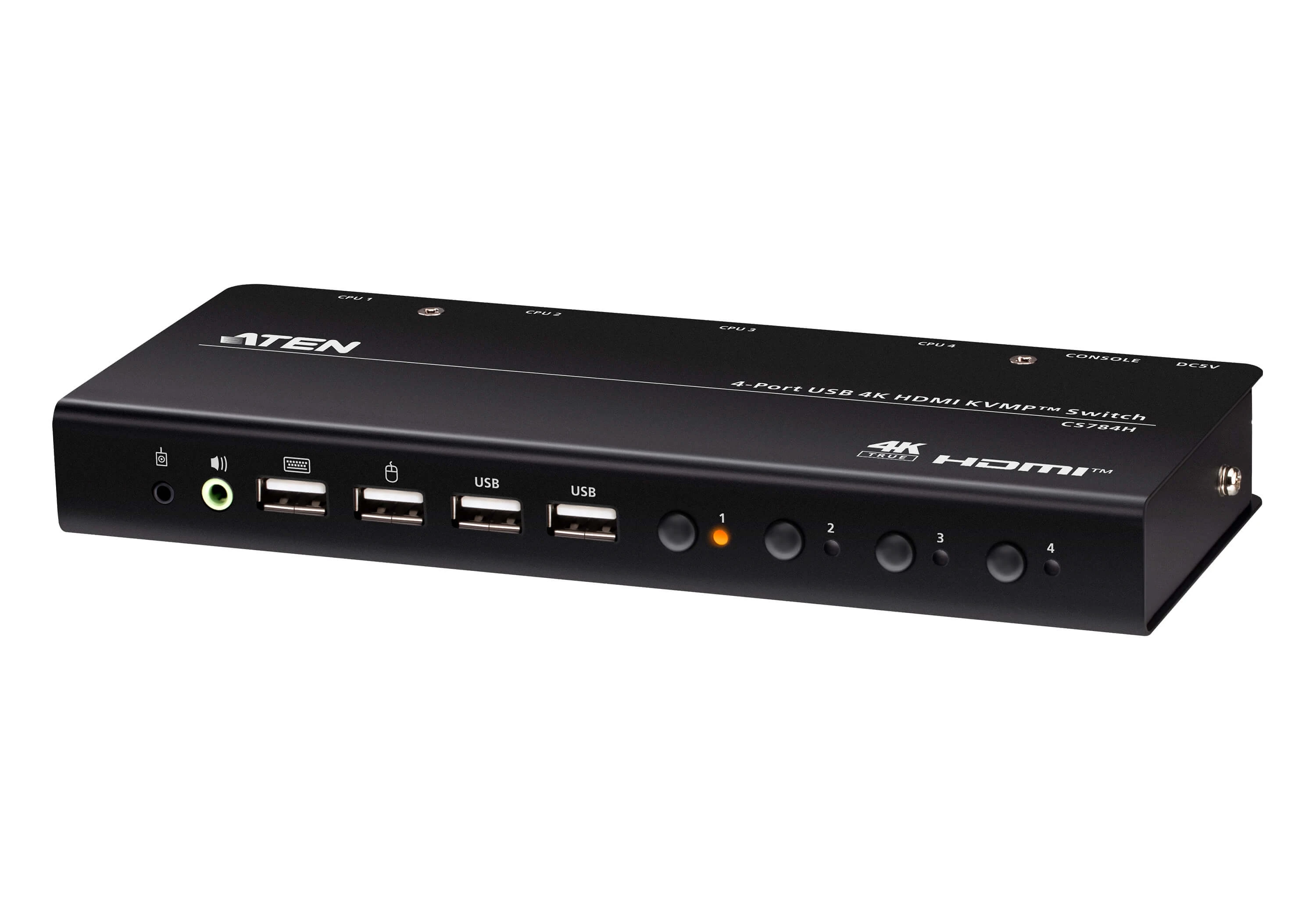 ATEN CS784H 4-Port USB 4K HDMI KVMP™ Switch (Cables included)