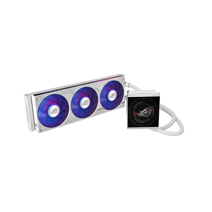 ASUS華碩 ROG STRIX LC IV 360 ARGB LCD White Edition 5.08