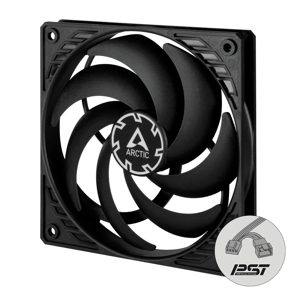 Arctic P12 slim PWM PST 12cm Case Fan  (15mm 厚度)