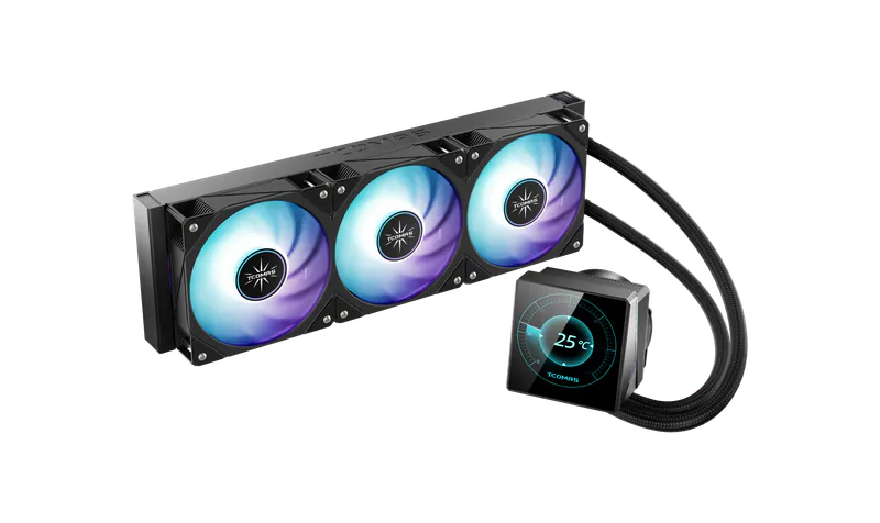 TCOMAS LG600 360 黑色 Intel/AMD AIO LIQUID COOLER (3.95