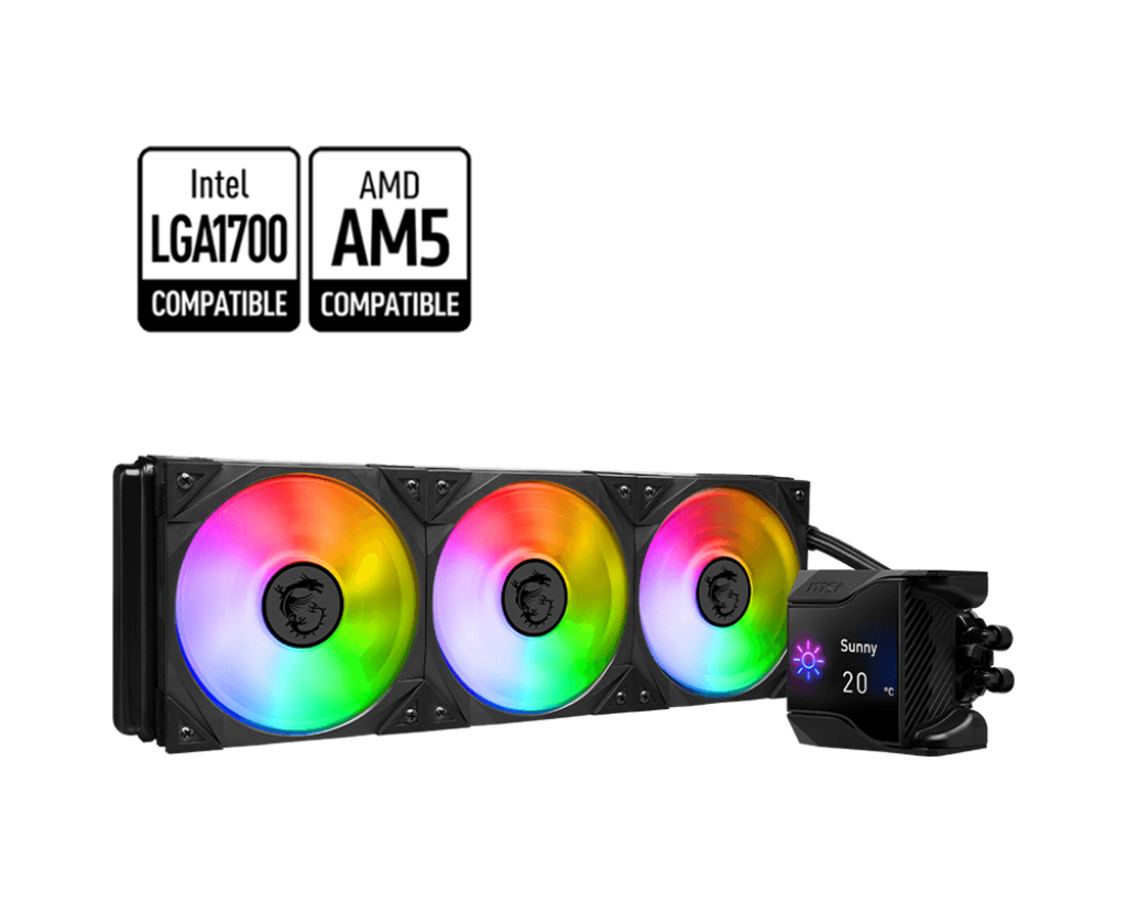 MSI微星 MPG CORELIQUID D360 360mm Liquid Cooler (6yr warranty))