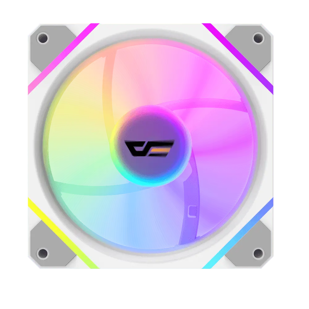darkFlash DM12 Reverse Pro ARGB 反向白色 120mm Cooling Fan (TH-DM12RWP)