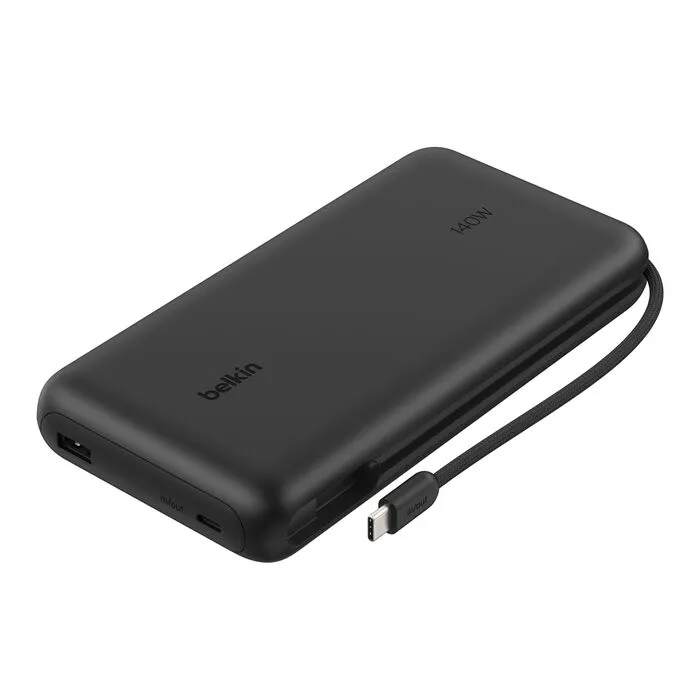Belkin UltraCharge Pro Laptop 25K Power Bank (黑色, 158W, 3C logo W/QR code, BPB039qcBK)