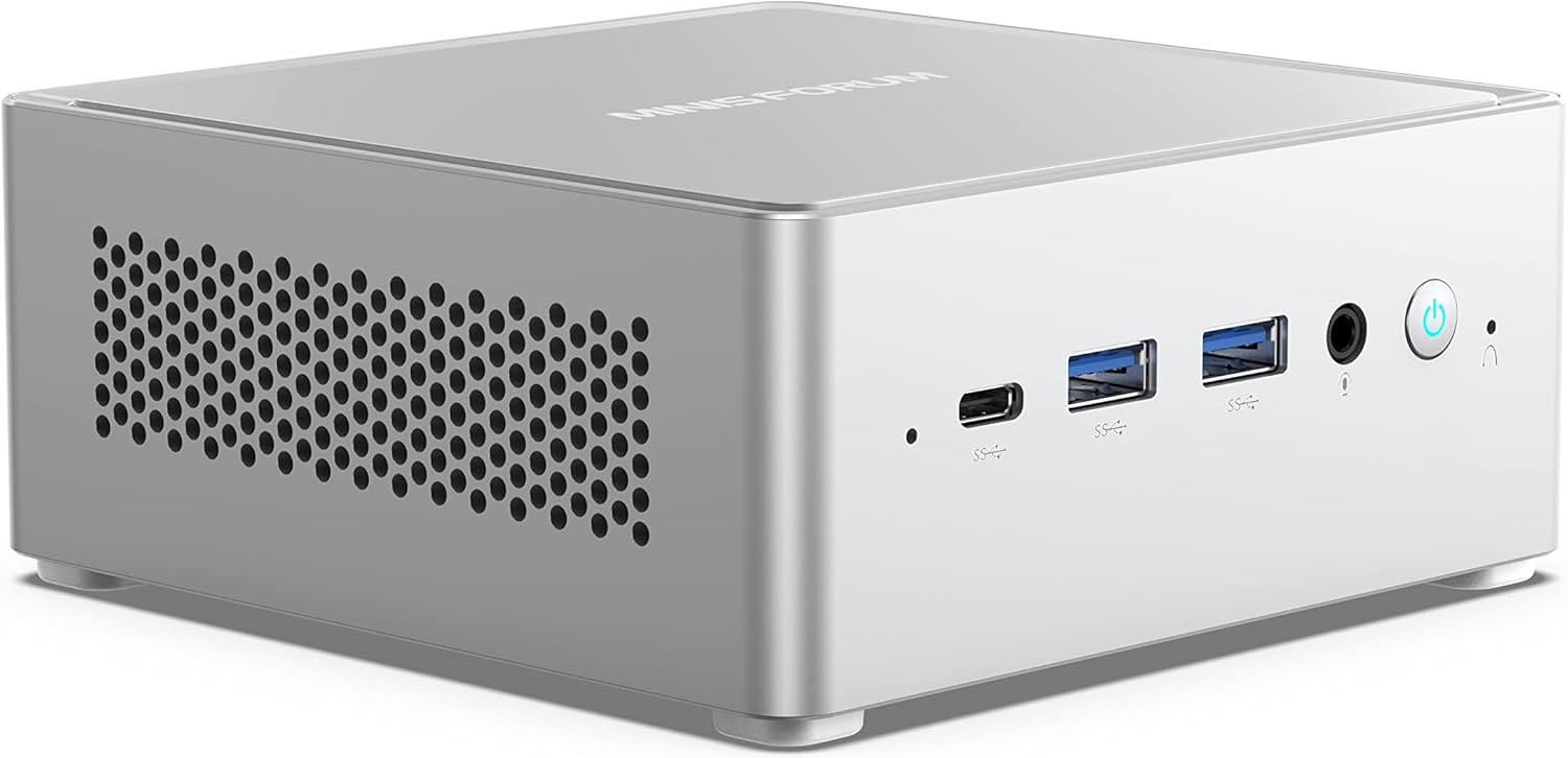 Minisforum NAB5R Mini PC (Intel Core i5-13500H, 32GB RAM, 1TB SSD, Intel Iris Xe Graphics, Win11 Pro, 2.5G LAN x2, WiFi6E+BT5.2, CS-MNAB5A)