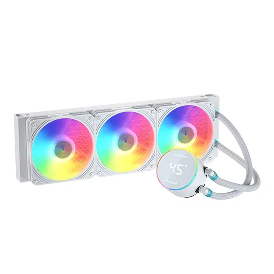 ProArtist GA5 V2 360 白色 AIO CPU Liquid Cooler (温度顯示, 120mm Fan*3)
