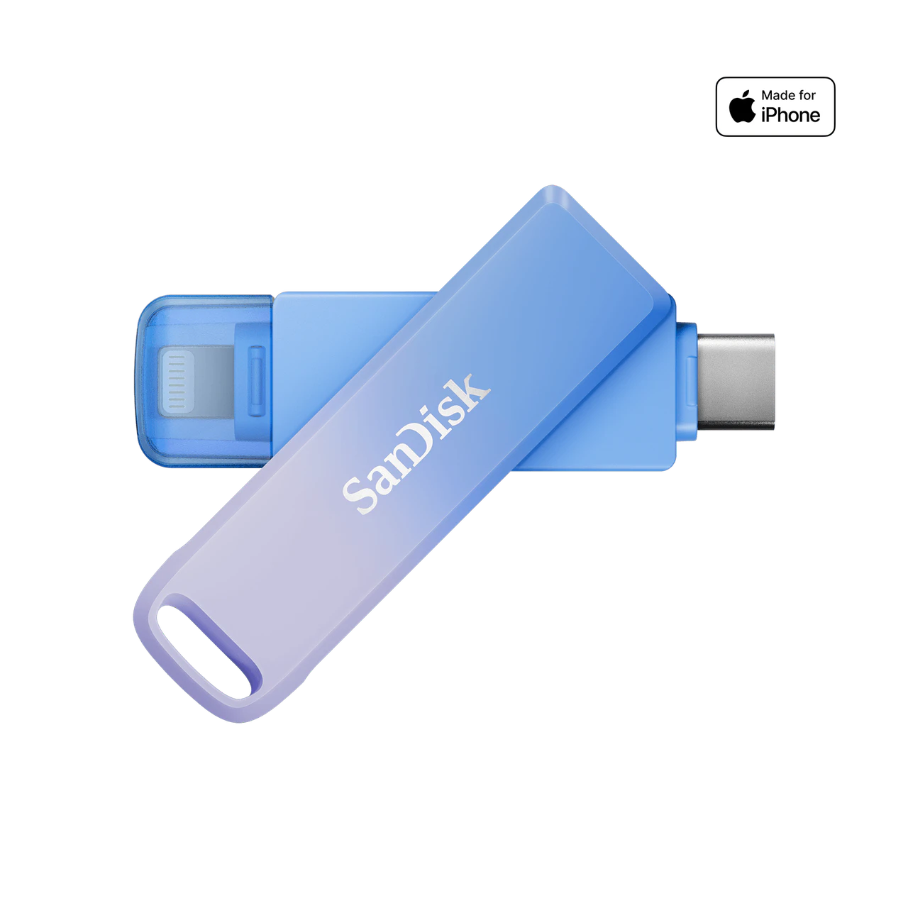 SanDisk Creator Phone Drive 256GB USB-C + Lightning Flash Drive (for iPhone and iPad, SDIXD0N-256G-GN6TP)