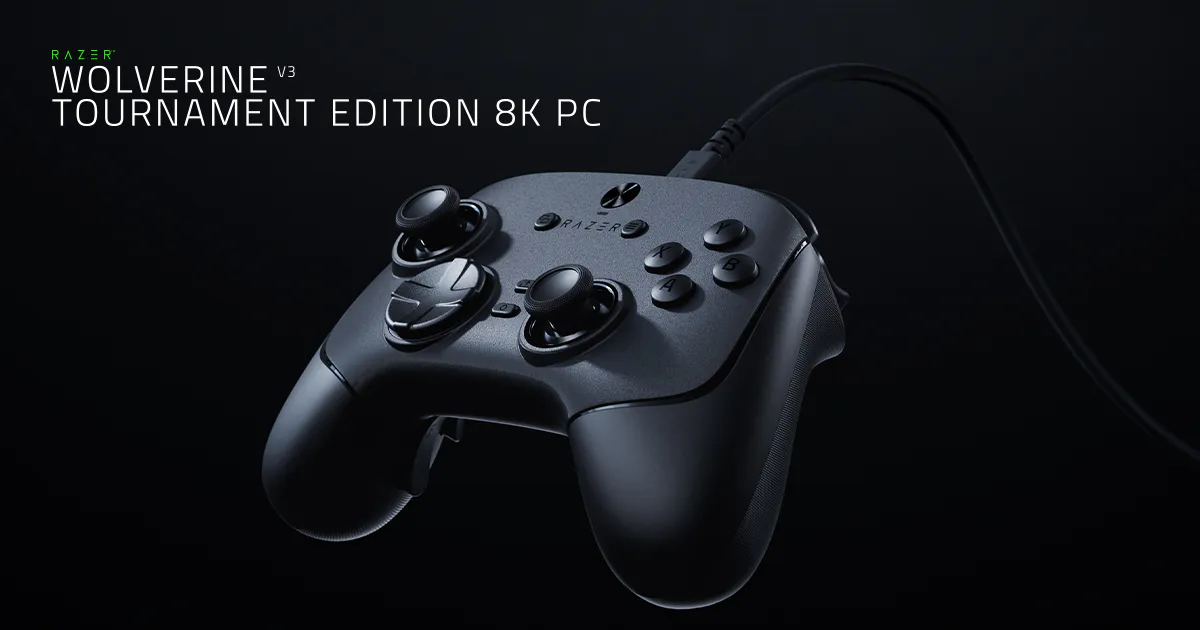 Razer Wolverine V3 Tournament Edition 8k Pc Wired 有線 Esport Controller For PC (RZ06-05550100-R3M1)