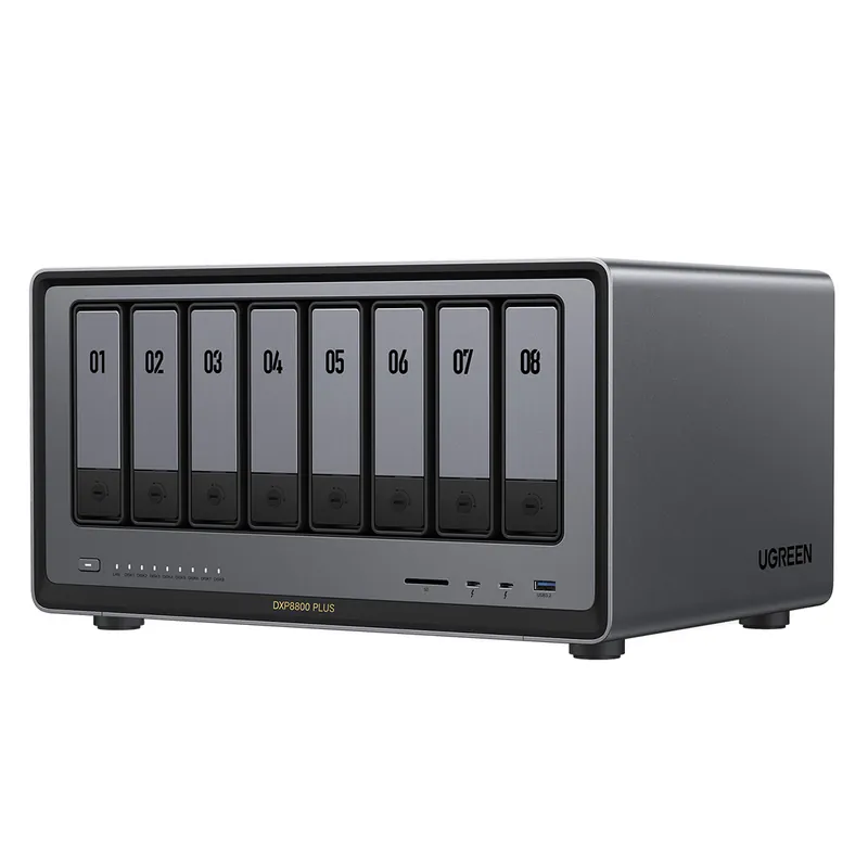 UGREEN NASync DXP8800 Plus 8Bay NAS (Intel i5 1235u , 8GB Ram D5, 10Gb RJ-45 x2, M.2 NVMe x2 , HDMI, TB4 x2)