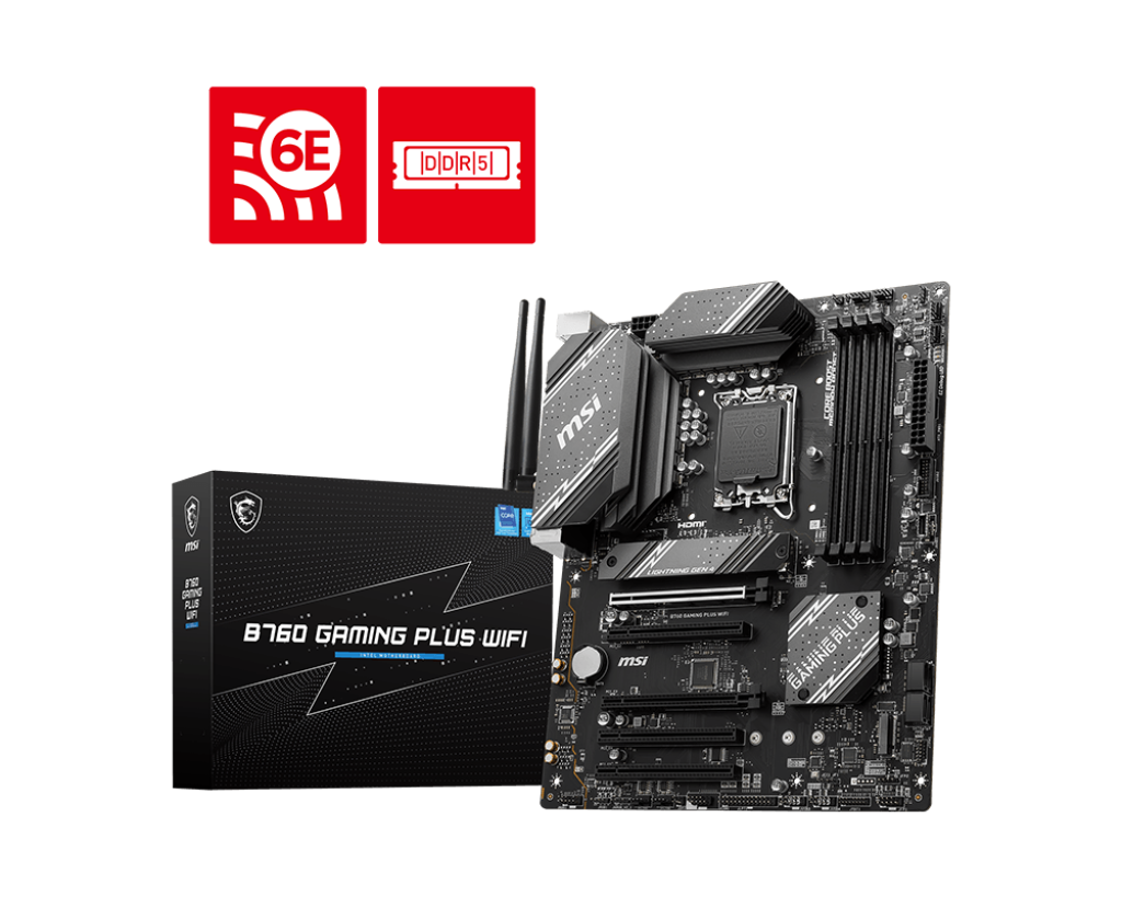 MSI 微星 B760 GAMING PLUS WIFI DDR5 LGA1700 ATX MB