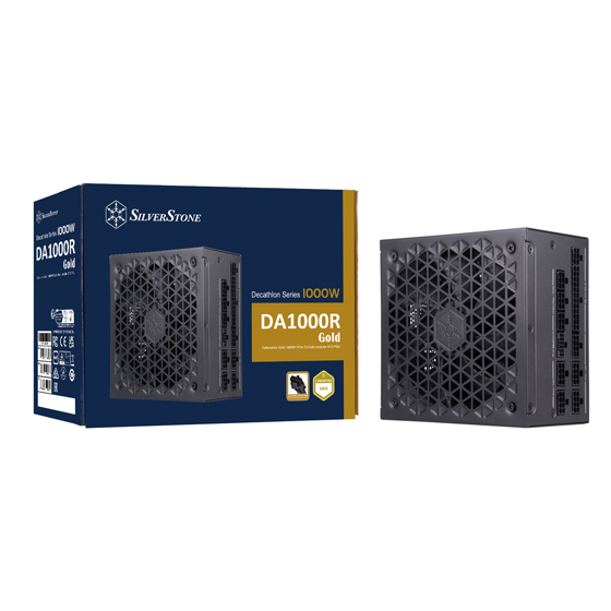 SilverStone SST-DA1000R-GM Cybenetics Gold 1000W ATX 3.0 & PCIe 5.0 Fully Modular ATX Power Supply