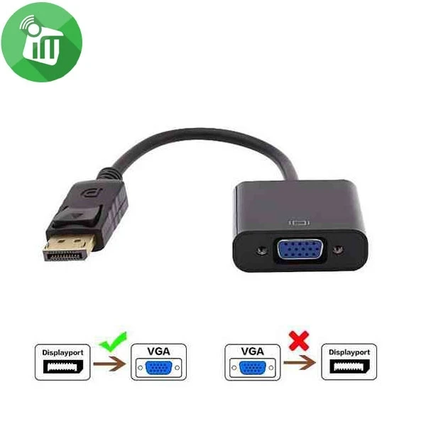 ONTEN DisplayPort to VGA Adapter (OTN-5118)