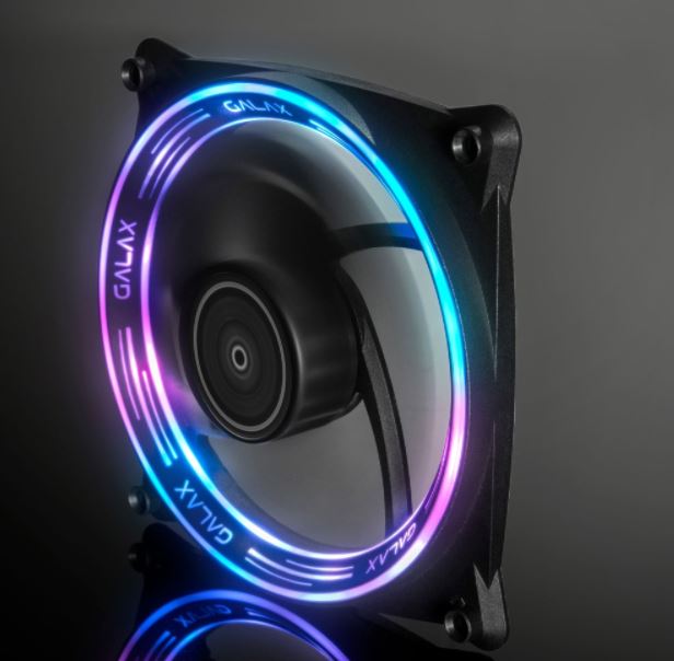 GALAX影馳 Vortex Wind-02,12cm Case Fan (VW-02, 120x120x25mm / ARGB, FG02T4PAR0)