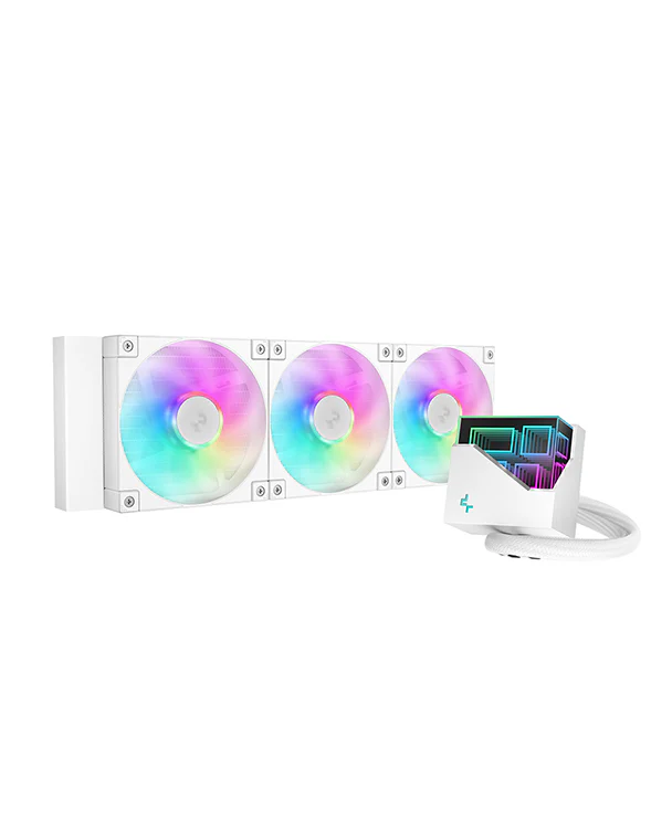DEEPCOOL LT360 ARGB 360mm 水冷散熱器 - 白色