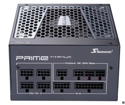 SEASONIC Prime Ultra 1000 Titanium 1000W Power Supply (80PLUS Titanium, Full Modular,12年保養)
