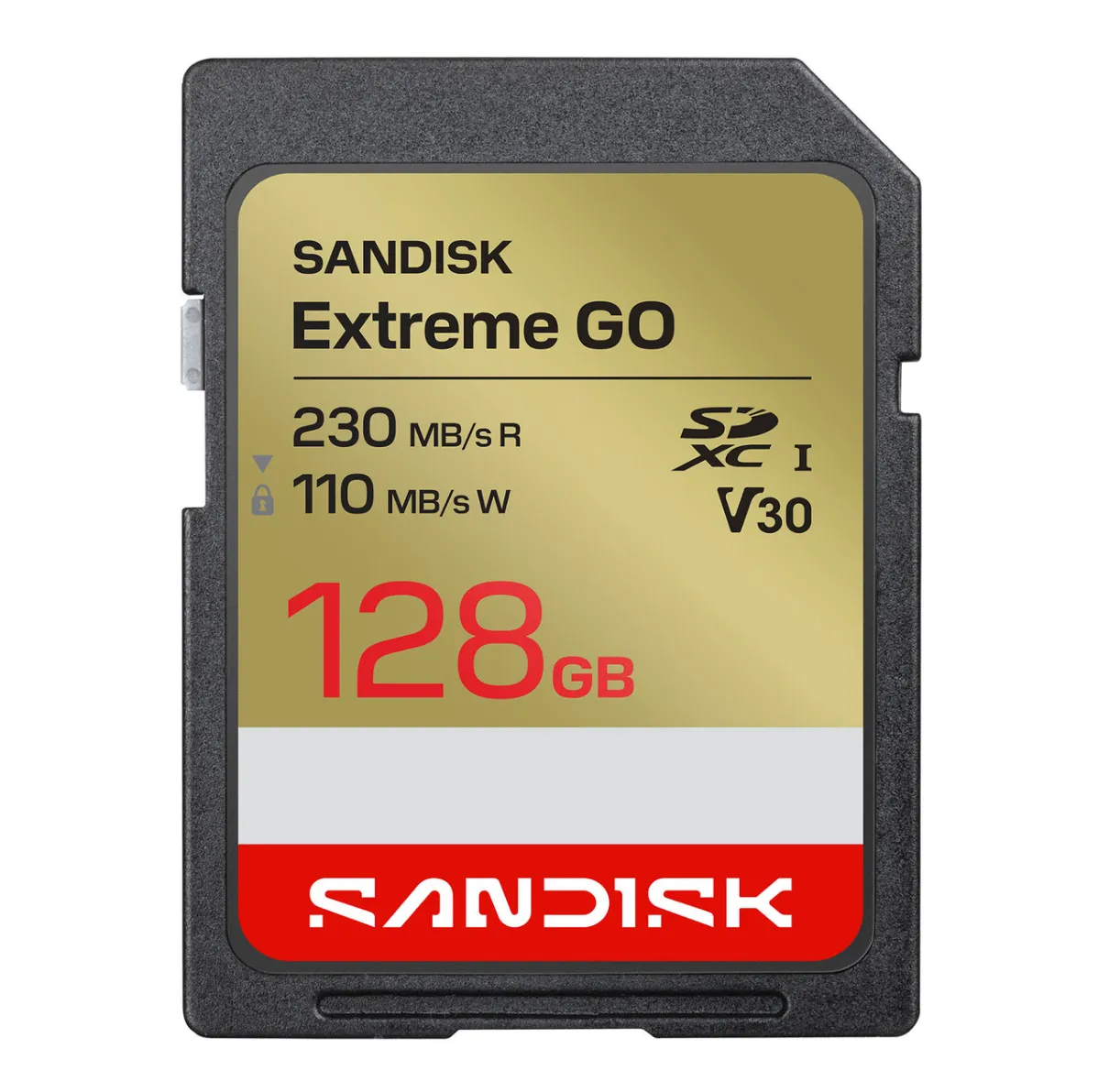 SanDisk 128G SDXC Extreme Go(V30, UHS-I, 230MB/s Read, 110MB/s Write, SDSDXGN-0128G,ex.)***請保留包裝, 以便日後保養