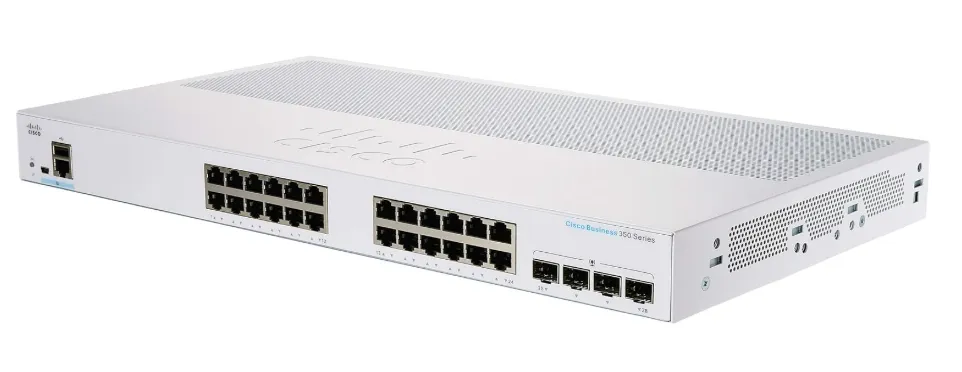 Cisco Business CBS350-24T-4G-UK 24ports RJ45+ 4ports 10Gb SFP+ Smart Managed SwitchSwitch