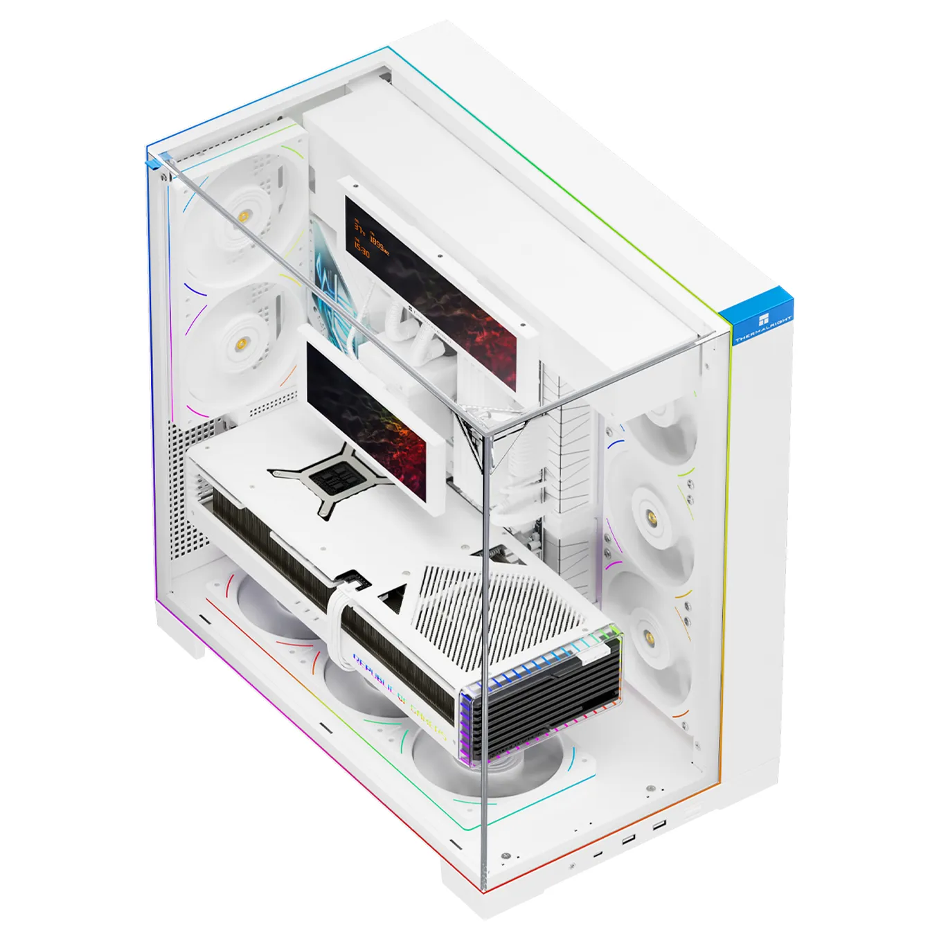 Thermalright A70 VISION 三面鋼化玻璃 ATX Case (白色, 9.16