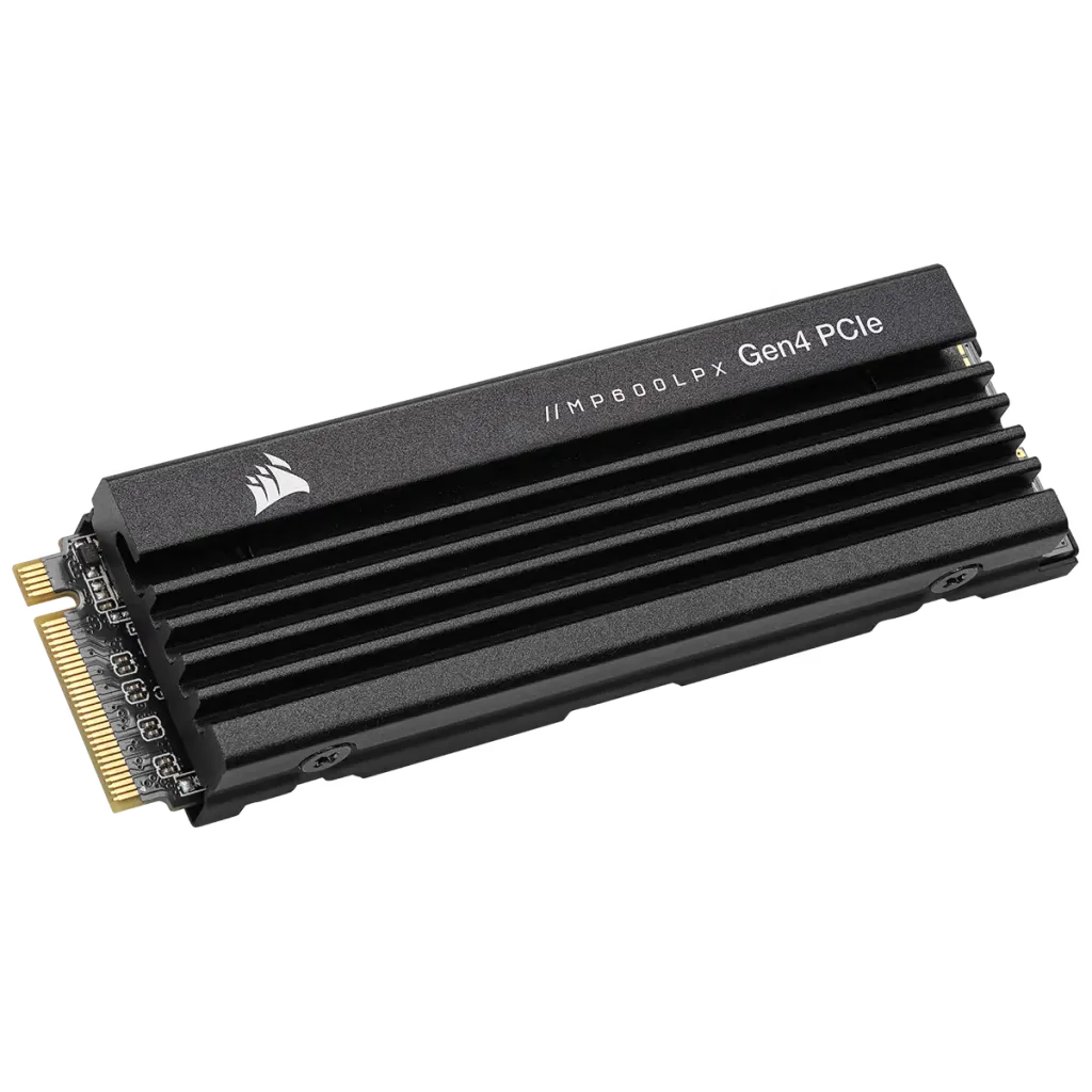 Corsair MP600 PRO LPX 黑色 500GB M.2 NVMe PCIe Gen. 4 x4 SSD (Read: 7,100MB/s, Write: 3,700MB/s, CSSD-F0500GBMP600PLP)