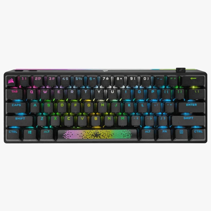 CORSAIR K70 PRO MINI WIRELESS 黑色 銀軸 60% Mechanical Keyboard (CHERRY MX Speed Switch, CH-9189014)