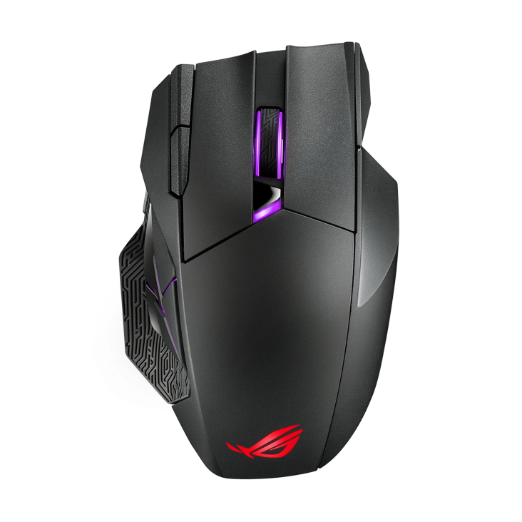 ASUS華碩 ROG SPATHA X Wired/2.4Ghz Wireless RGB Gaming Mouse (19000dpi, 90MP0220-BMUA00)