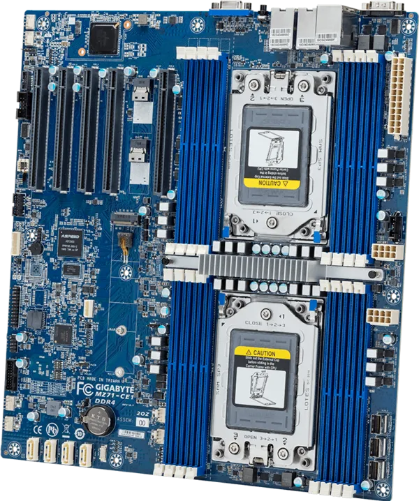 Gigabyte技嘉 MZ71-CE1 AMD EPYC™ DP Server Board