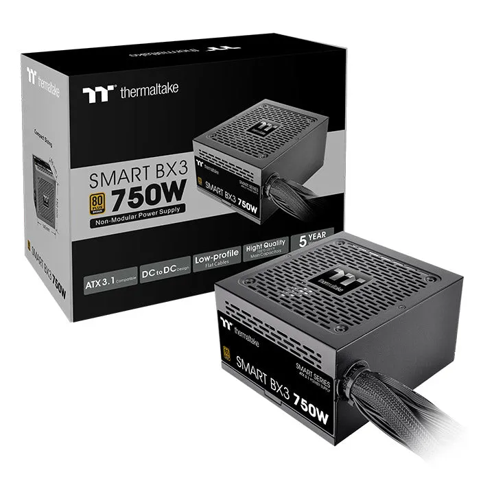 Thermaltake Smart BX3 Pro SE 750W Bronze Power Supply (5yr warranty, PS-TSB375P)