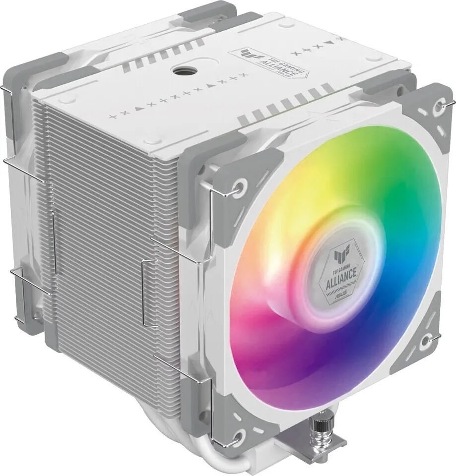SCYTHE MUGEN無限六 x TUF Gaming 白色塔散CPU Cooler (6 Heat Pipes, 120mm ARGB Fan, 2yr warranty, TH-SM6TW)