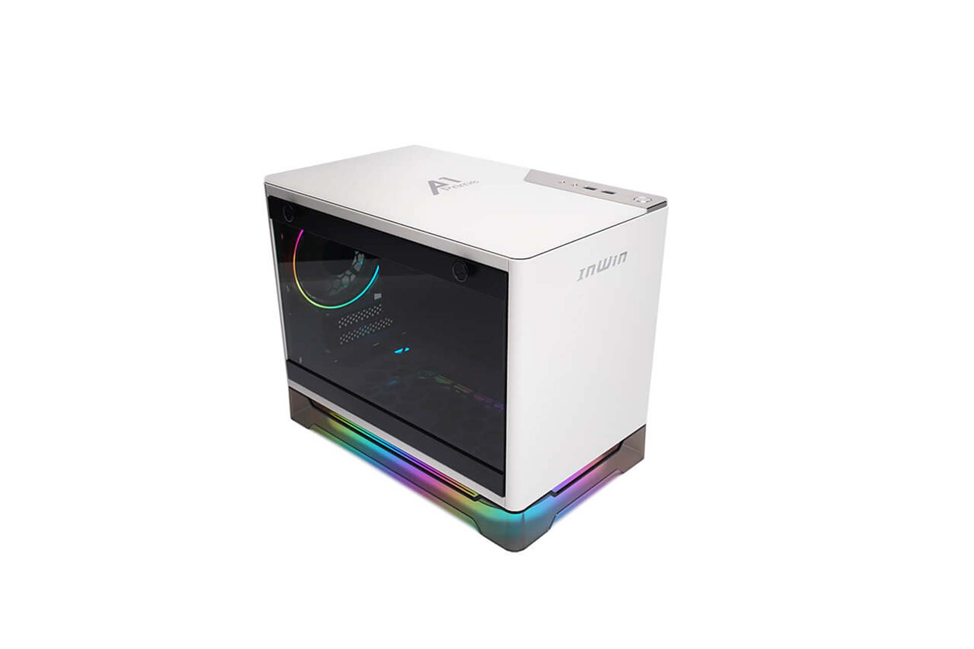 IN WIN 迎廣 A1 PRIME Mini-ITX Case 白色 w/750w 80PLUS GOLD  Power Supply (A1 Prime WT)