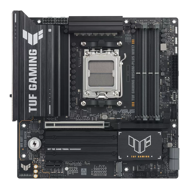 ASUS華碩 TUF GAMING B850M-PLUS WIFI7 黑色 AM5 mATX MB