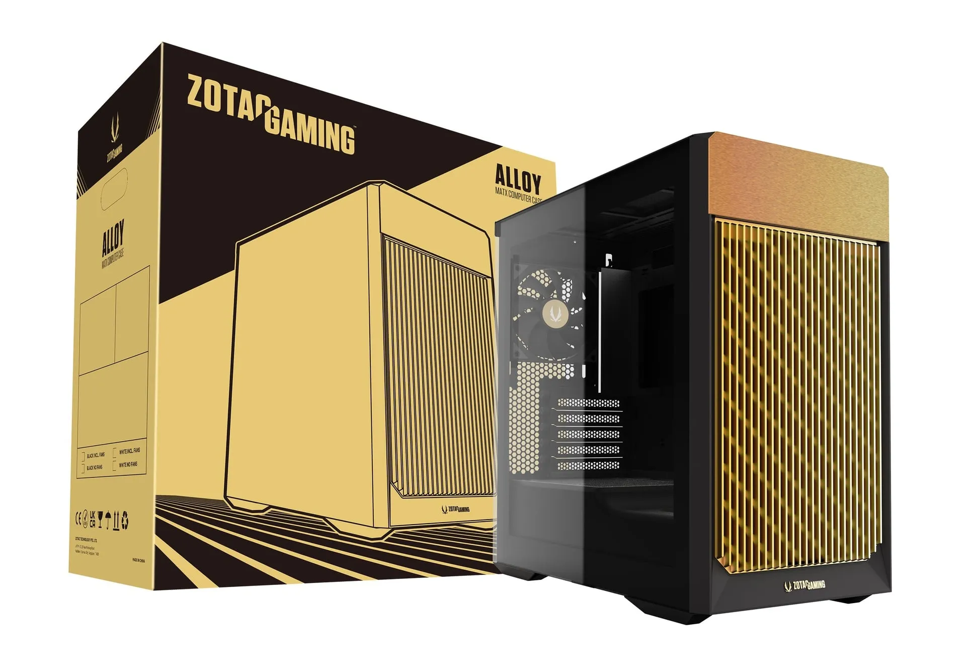 ZOTAC ALLOY Micro-ATX Case (ZC-MAB3F-01, 黑色/Black)