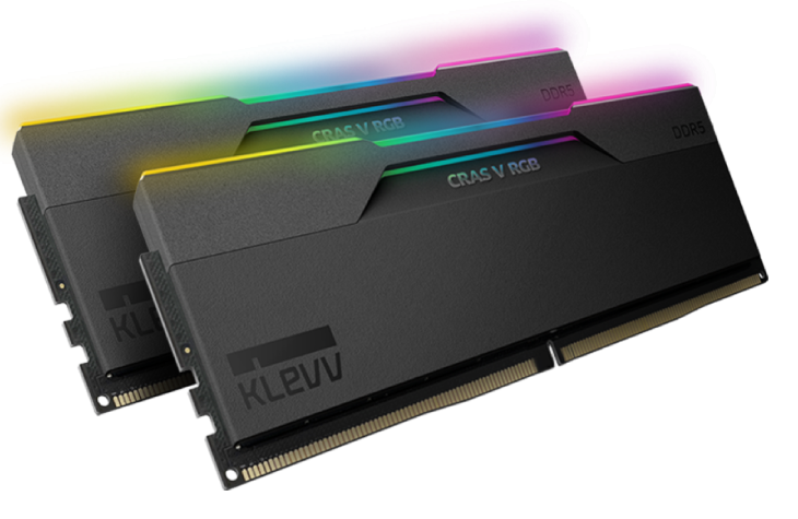 Klevv CRAS V RGB 黑色 DDR5 6000MHz 48GB Kit (24GB*2, 30-36-36-76, KD5KGUD80-60A300G)