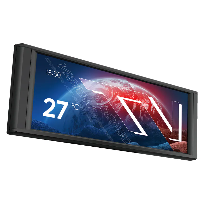 Thermalright Trofeo Vision 6.86 IPS 黑色外置顯示屏 (1280x480, USB Type-C)