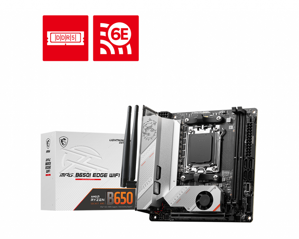 MSI微星 MPG B650I EDGE WIFI iTX AM5 MB