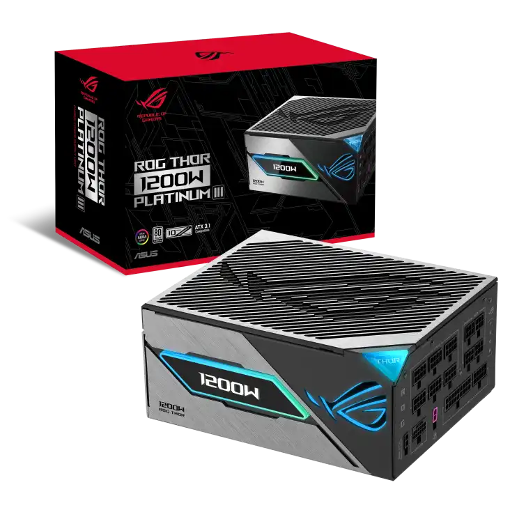 ASUS華碩 ROG-THOR-1200P3-GAMING 1200W 80PLUS Platinum Power Supply (Aura Sync)