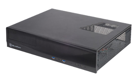 Silverstone SST-ML03B Black Slim HTPC USB3.0,m-ATX,Mini-DTX,Mini-iTX,Case