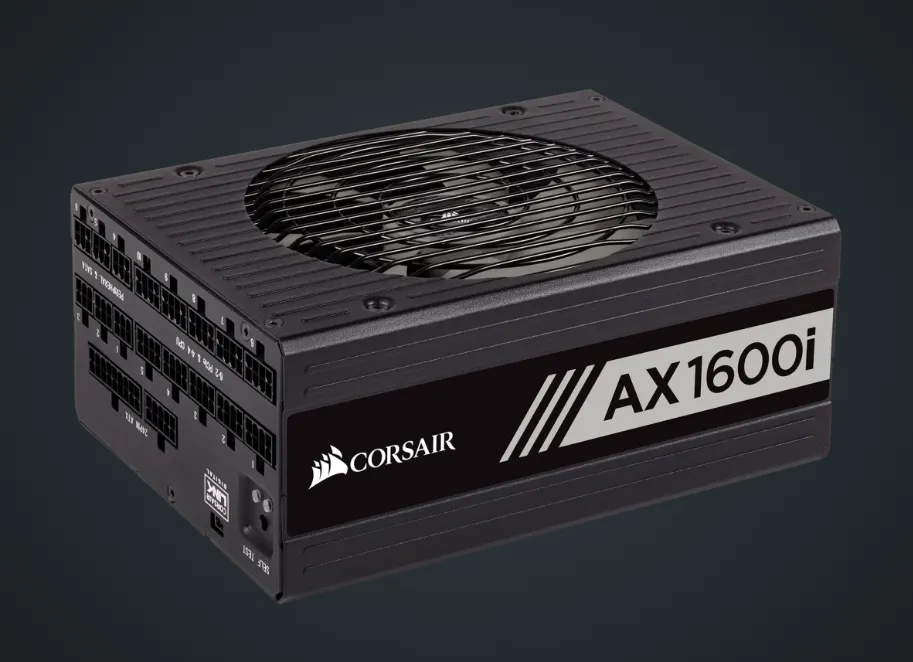 Corsair AX1600i 1600W Fully Modular Power Supply (CP-9020087-UK, 10 Years warranty)