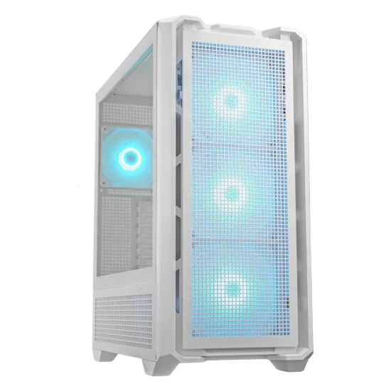 Cougar MX600 RGB 白色 EATX Tower case (140mm ARGB PWM Fan*4, USB-C)