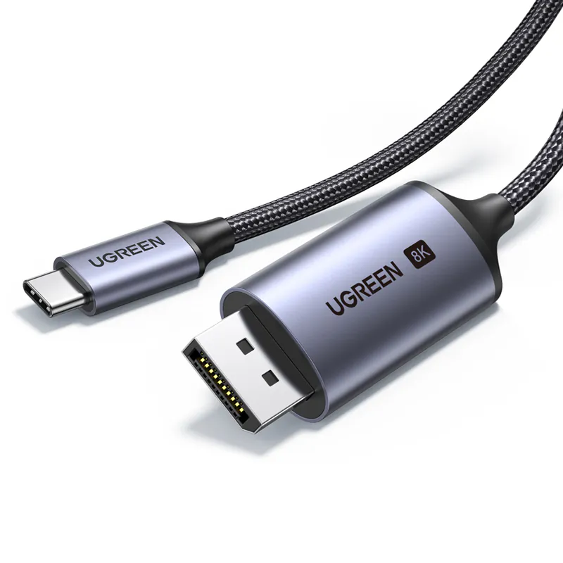UGREEN 綠聯 USB-C to DisplayPort 2M Cable (CM556. P/N:25158, 8K/60Hz)