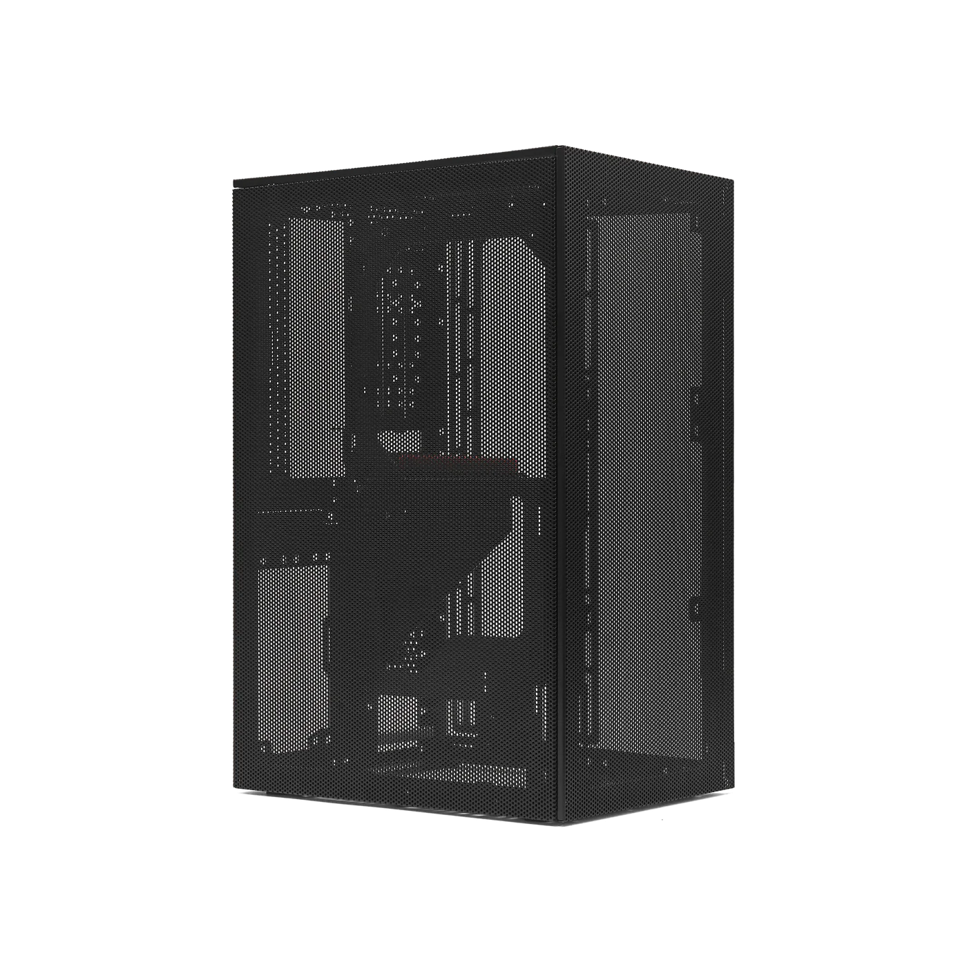 Ssupd Meshroom S V2 Charcoal Black Mini Itx Case Full Mesh With Pcie 40 Riser Cable Su C Msrs 6126