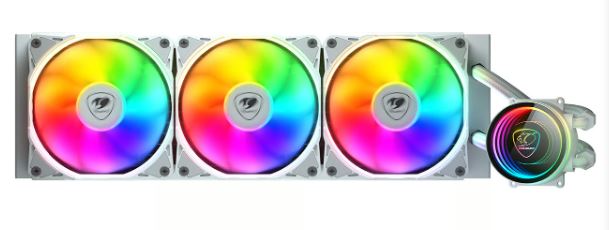 Cougar Poseidon Elite ARGB 360 CPU Liquid Cooler (白色,4710483776564)