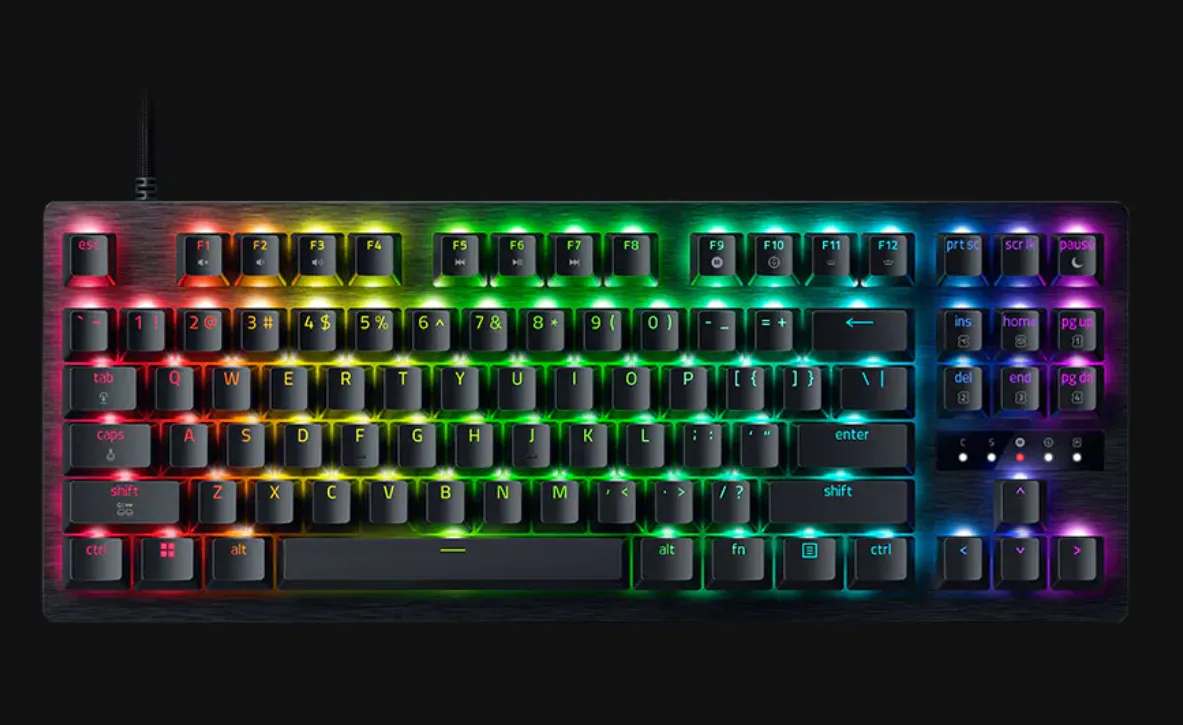 Razer Huntsman V3 Tenkeyless 8KHz Analog Optical Esports Keyboard (8,000Hz HyperPolling, 0.58ms, Razer類比式光軸, 2yr warranty,  RZ03-05750100-R3M1)