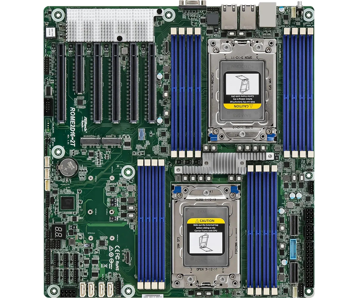 Asrock Rack ROME2D16-2T AMD EPYC Server Board