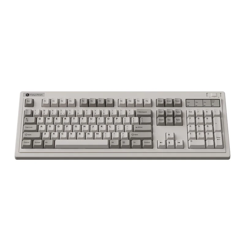 Keychron R6復古 Wireless Hot-swappable RGB Backlight Keyboard (USB-C/2.4GHz/藍牙5.3, 104鍵, 4000mAh)