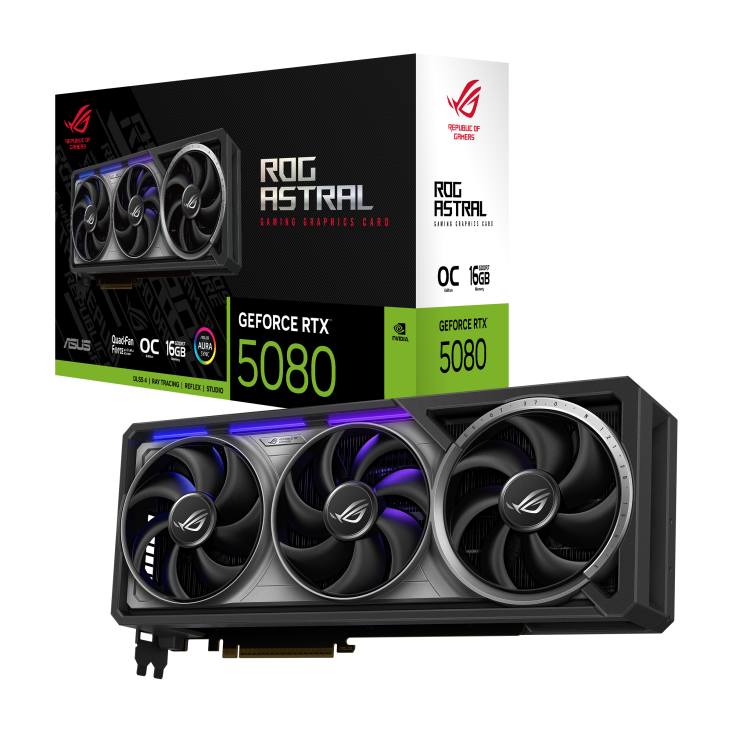 ASUS華碩 ROG ASTRAL RTX5080 OC 16GB GDDR7 (ROG-ASTRAL-RTX5080-O16G-GAMING)