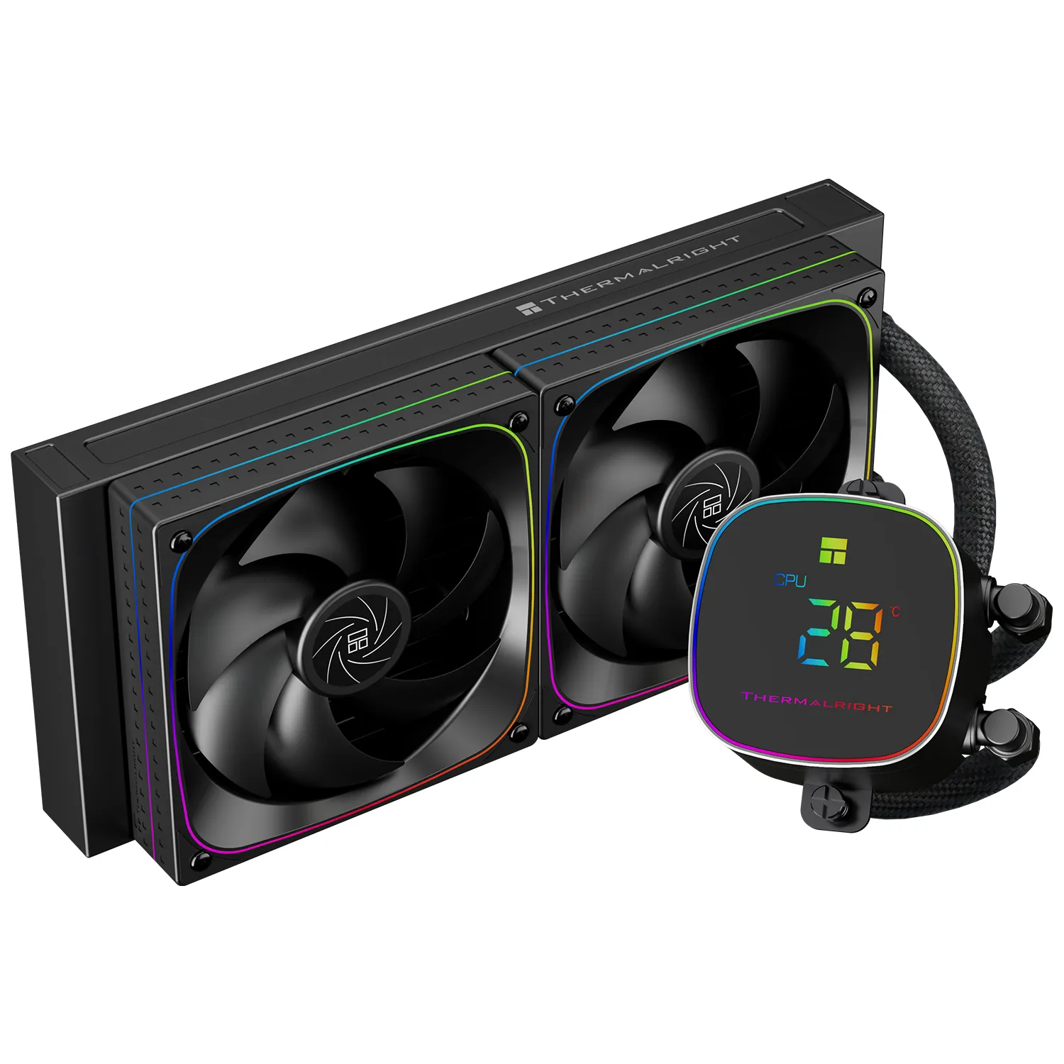 Thermalright利民 Frozen Horizon 240 Digital ARGB 黑色 Liquid Cooler (5年保養)