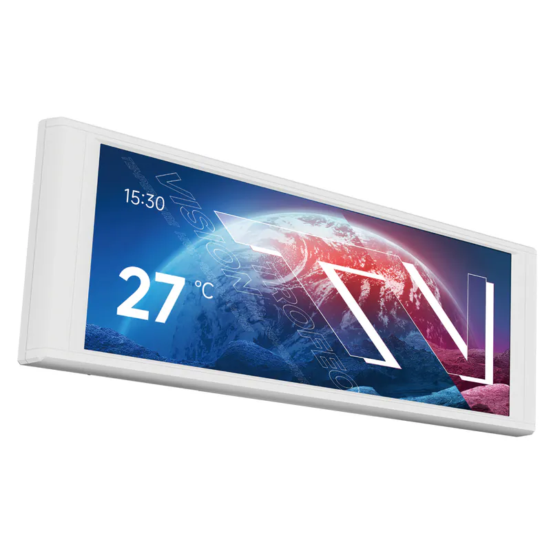 Thermalright Trofeo Vision 6.86 IPS 白色外置顯示屏 (1280x480, USB Type-C)