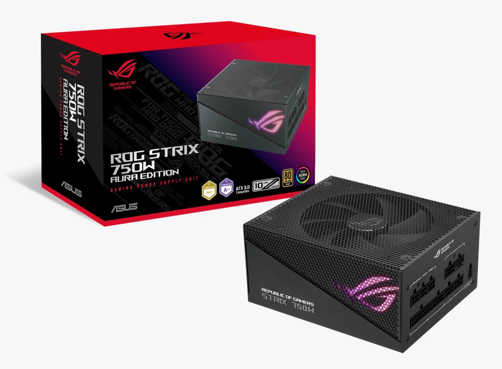 Asus 華碩 ROG-STRIX-750G-AURA-GAMING 750W ATX3.0 80+ GOLD Power Supply 10 Years warranty